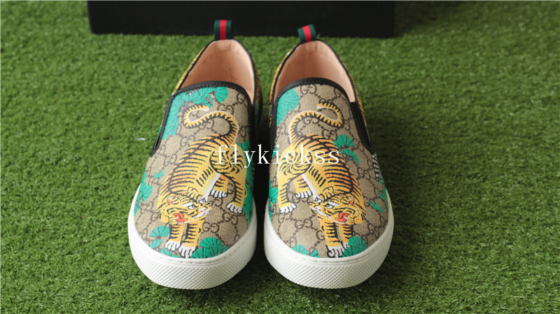 GC Brand Sneaker Low Top Tiger Pattern